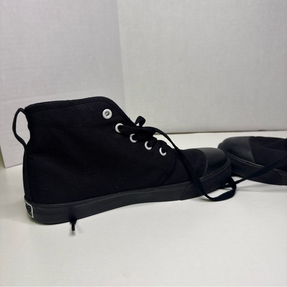 BANGS Black High-Top Sneakers with Planet Embroidery - Picture 7 of 8